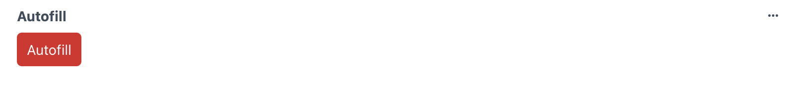 Autofill field no prompt box